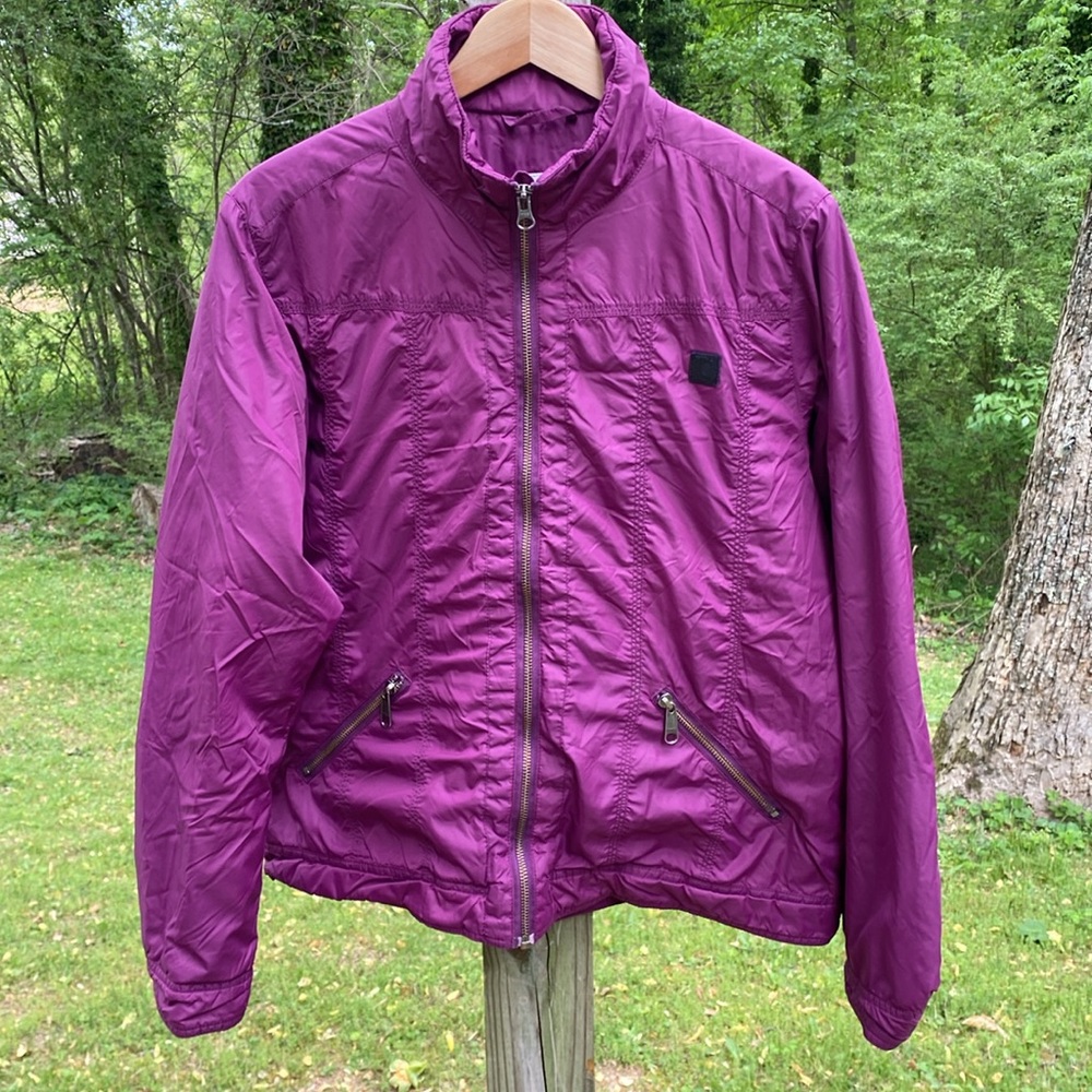 Carhartt‎ Women's Skyline Purple Puffer Jacket Lightweight Full Zip WJ021 Large